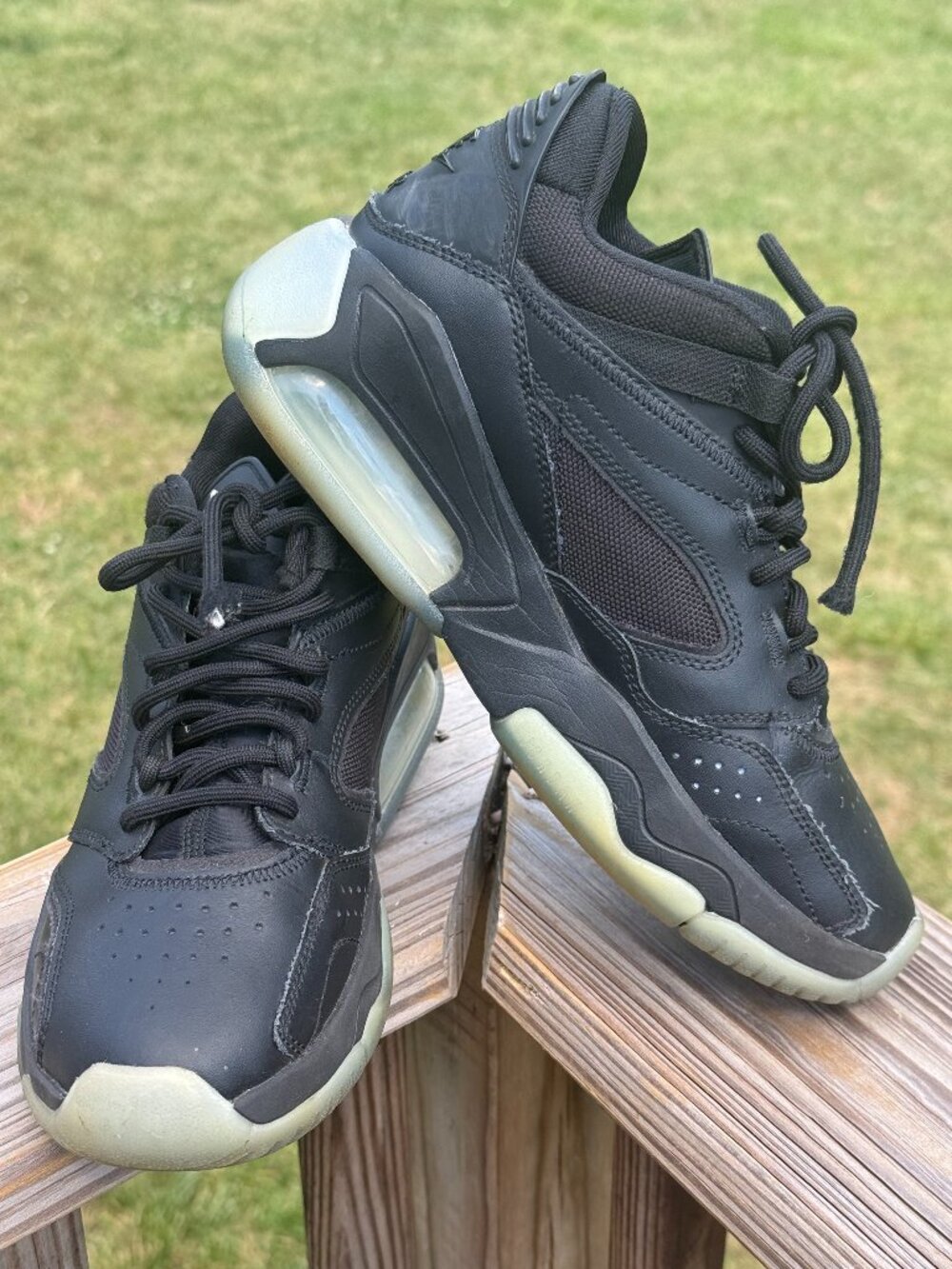 Nike Jordan Max Aura 3 Black Sneakers Streetwear Y2K Athleisure Kids 6Y 3638